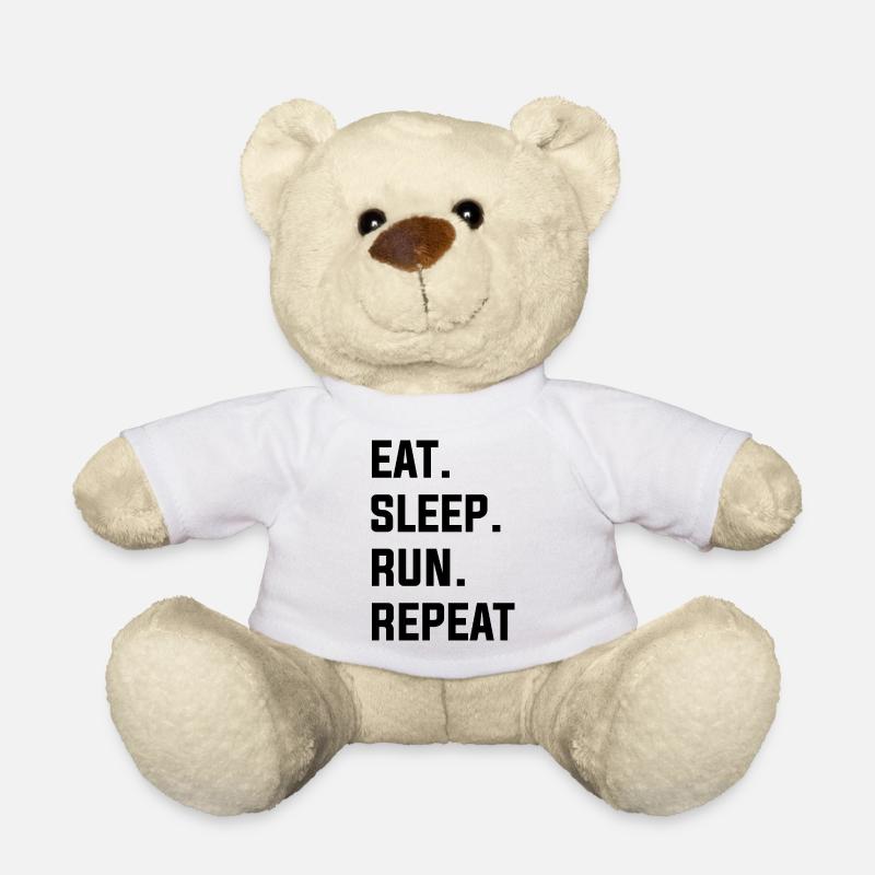 Running Lauf Läufer Runner Trailrun Hobby Sport - Teddy - Weiß