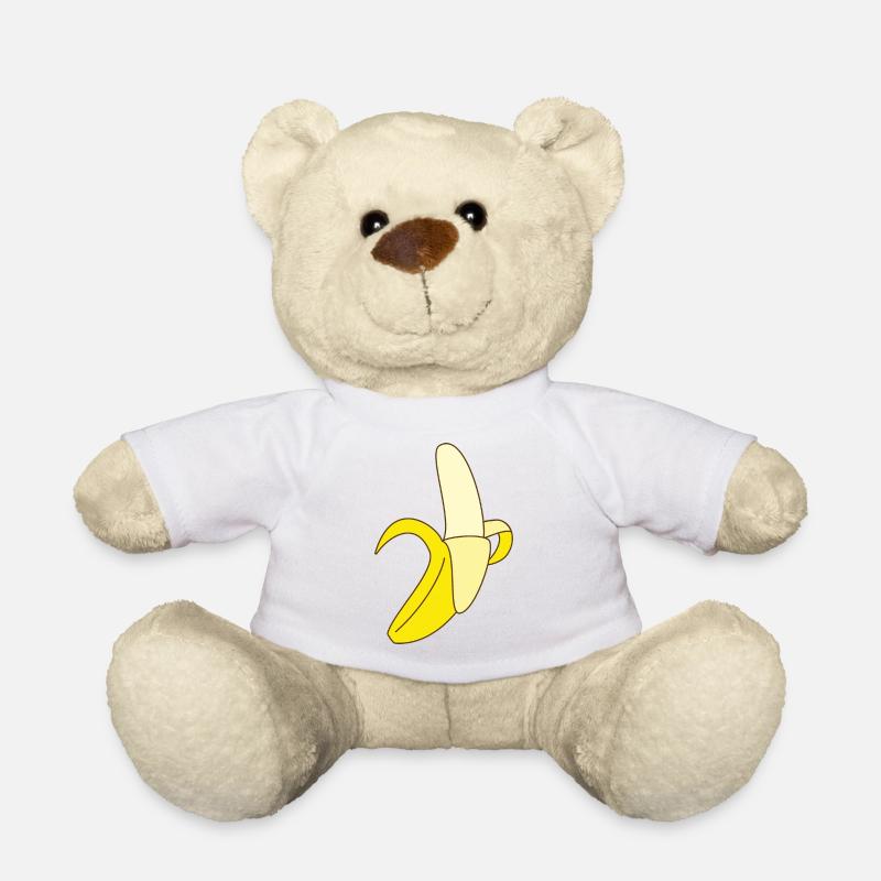 Banane - Teddy - Weiß