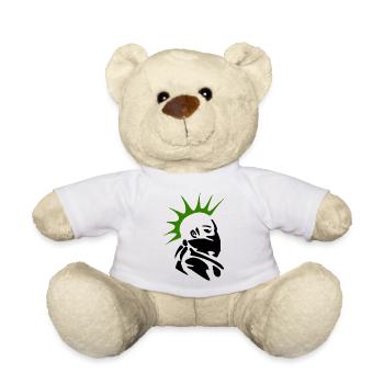 Punk - Teddy Bear - white - Front