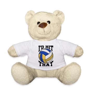 Volleyball Beachvolleyball Hallenvolleyball Mittel - Teddy - Weiß - Vorne