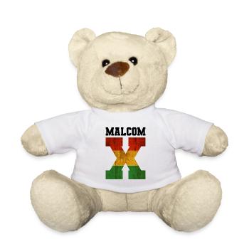 MALCOM X - Nounours - blanc - Devant