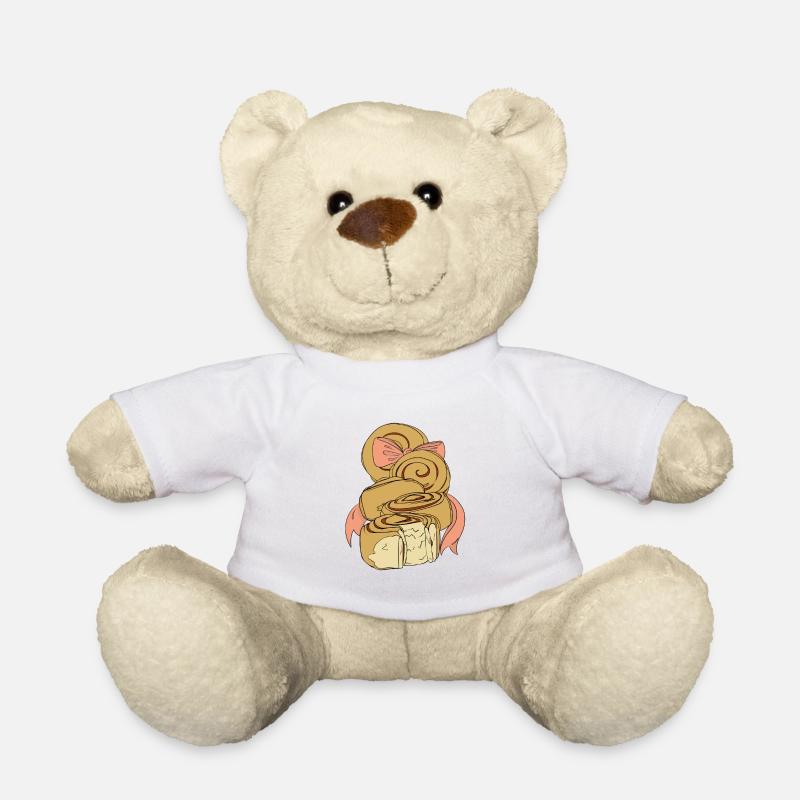 Rouleaux à la cannelle - Nounours - blanc