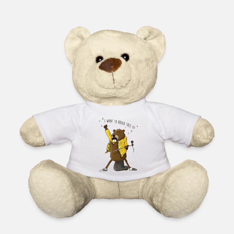 Biber Merkur - Teddy - Weiß