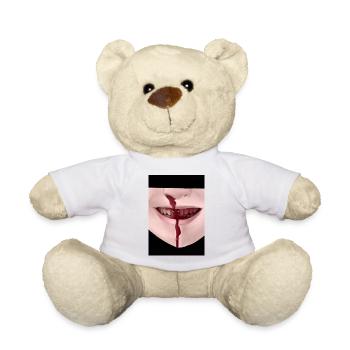 bloody nose blutige nase halloween horror - Teddy - Weiß - Vorne