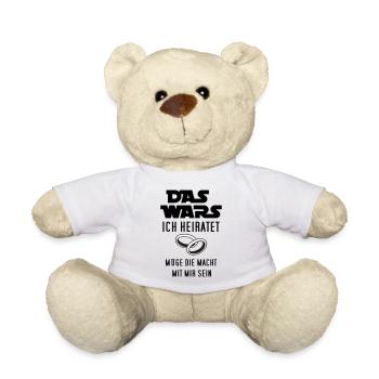 das wars - ich heiratet - Teddy - Weiß - Vorne