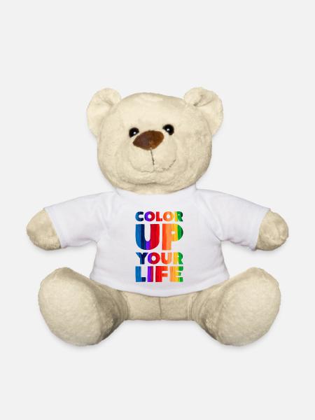 Color Up Your Life Bunt - Teddy - Weiß