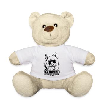 SAMOYED coolest people Hunde Spruch Wilsigns - Teddy - Weiß - Vorne