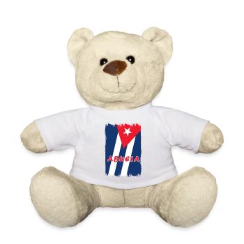 Drapeaux de grand-mère de Cuba - Nounours - blanc - Devant