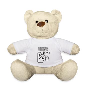 Diving. Girl - Teddy - Weiß - Vorne