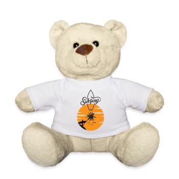 Planche de surf avec Sunset Red - Surf - Nounours - blanc - Devant