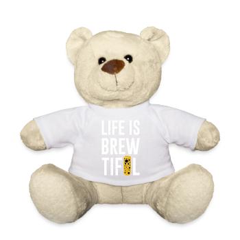 Das Leben Ist Brewtiful - Teddy - Weiß - Vorne