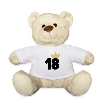 18 Krone Nummer 18 - Teddy - Weiß - Vorne