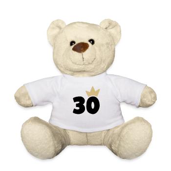30 Krone Nummer 30 - Teddy - Weiß - Vorne