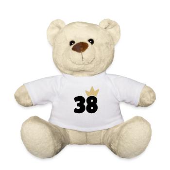 38 Krone Nummer 38 - Teddy - Weiß - Vorne