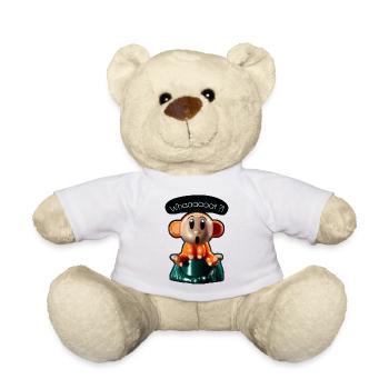 Waaaaaas Äffchen - Teddy - Weiß - Vorne