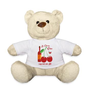 Wein Liebhaber - Teddy - Weiß - Vorne