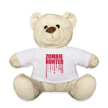 zombie hunter Halloween Zitat - Teddy - Weiß - Vorne