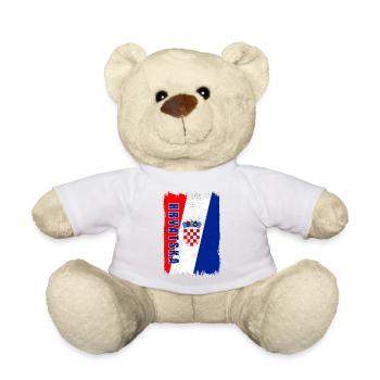 Kroatien Flagge - Teddy - Weiß - Vorne