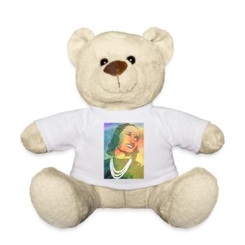 t-shirt Irma Partisan flag anti-fascism - Teddy Bear - white - Front