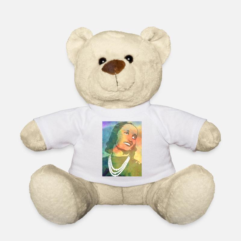 T-Shirt Irma Partisanenflagge Antifaschismus - Teddy - Weiß