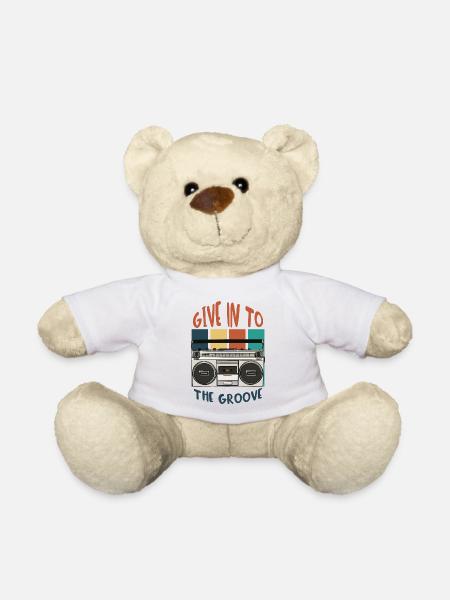 Geben Sie dem Groove nach - Teddy - Weiß