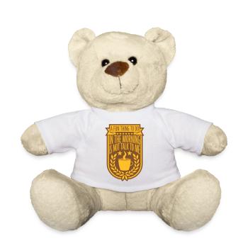 not talk to me - Teddy - Weiß - Vorne