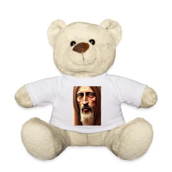 Porträt Jesu Christi - Teddy - Weiß - Vorne