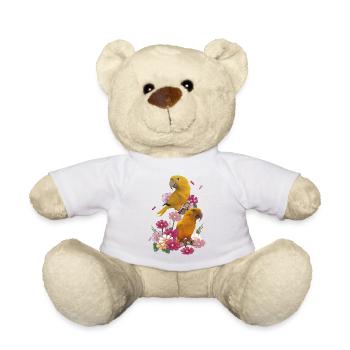 The Golden Parrot - Teddy Bear - white - Front