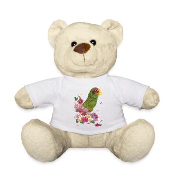 The Yucatecan parrot - Teddy Bear - white - Front