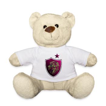 Tierschild Logo eSports Emblemsrest Symbol Löwe - Teddy - Weiß - Vorne