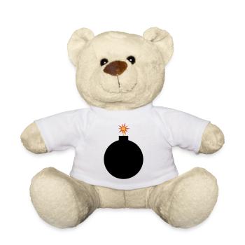 Bombe in Bobastisch - Bild - Teddy - Weiß - Vorne