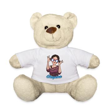 Guatemala drapeau guatémaltèque ADN I cadeau - Nounours - blanc - Devant