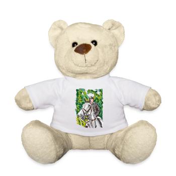 Pferd - Teddy - Weiß - Vorne
