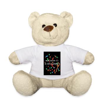 Lustige Karneval Kostüme & Fasching Shirts - Teddy - Weiß - Vorne