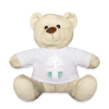 Nigeria Nigerian Africa Flag Pride I Gift - Teddy Bear - white - Front