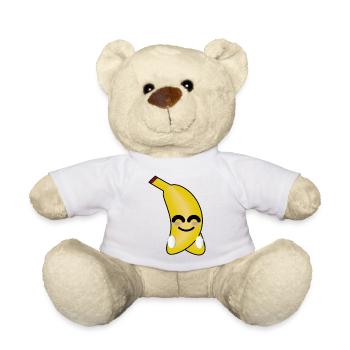 Funny Banana - Teddy Bear - white - Front