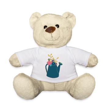 giesskanne blau - Teddy - Weiß - Vorne