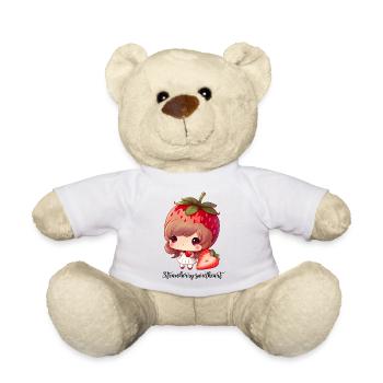 Chérie Strawbeery - Nounours - blanc - Devant