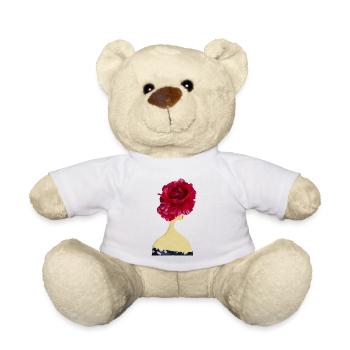 Mujer Azul, Frau in blau - Teddy - Weiß - Vorne