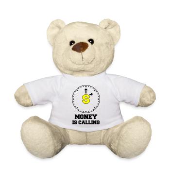 money is calling 2 - Teddy Bear - white - Front