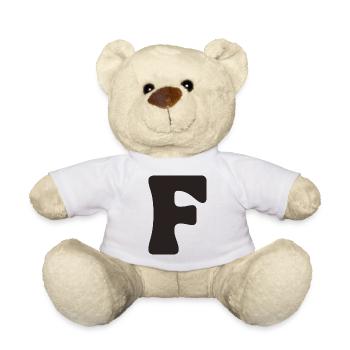 F - Teddy Bear - white - Front