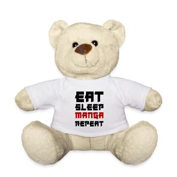 Manger du sommeil Manga Répéter - Nounours - blanc - Devant