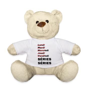 week-end séries - Nounours - blanc - Devant