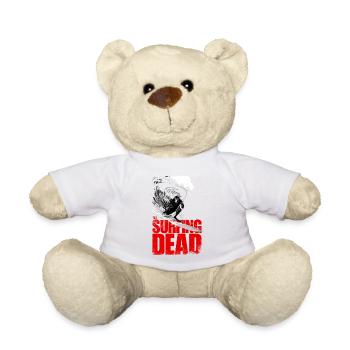 Surf Dead Grim Reaper Surfer Wave Design - Nounours - blanc - Devant