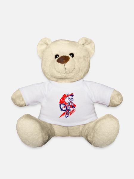 Crâne - Nounours - blanc