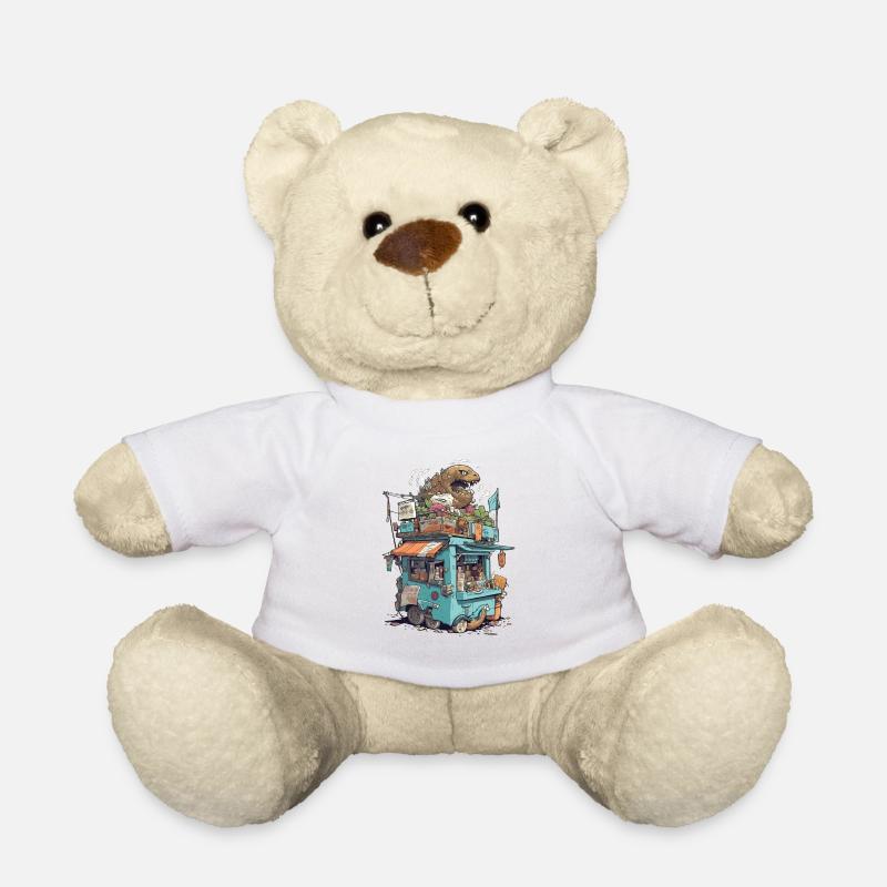 Monster Kiosk - Teddy Bear - white