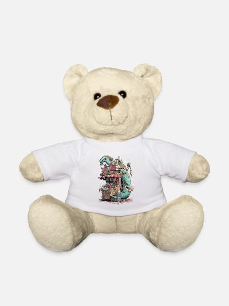 Stand de restauration rapide des jumeaux monstres - Nounours - blanc