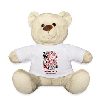 Roter Drache - Teddy - Weiß - Vorne