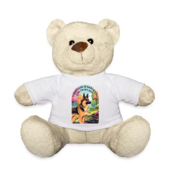 Berger Allemand Chien de jardin Propriétaire Chiens Chien Jardinier - Nounours - blanc - Devant
