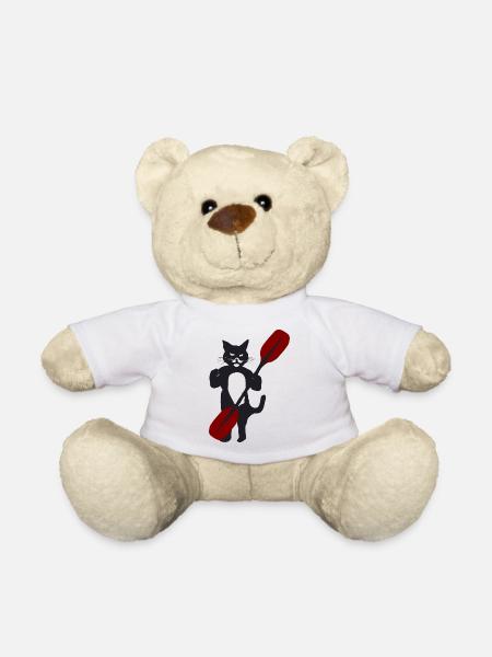 Paddelkatze Doppelpaddel - Teddy - Weiß